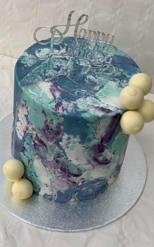 Concrete effect Birthday Cake
